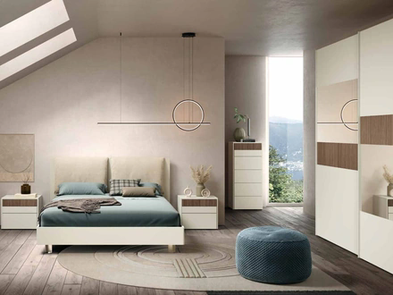 Letto Double Box con contenitore di Cecchini Italia