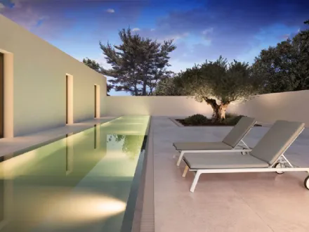 Lettino Jalisco in alluminio e tessuto di Bizzotto