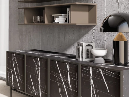 Mensole in laccato opaco Air di Orme