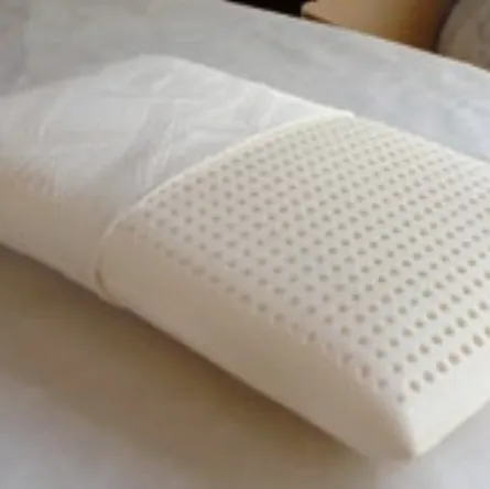 Guanciale ergonomico Lattice con struttura in schiuma di lattice alveolata e fodera in cotone di Relaxbed