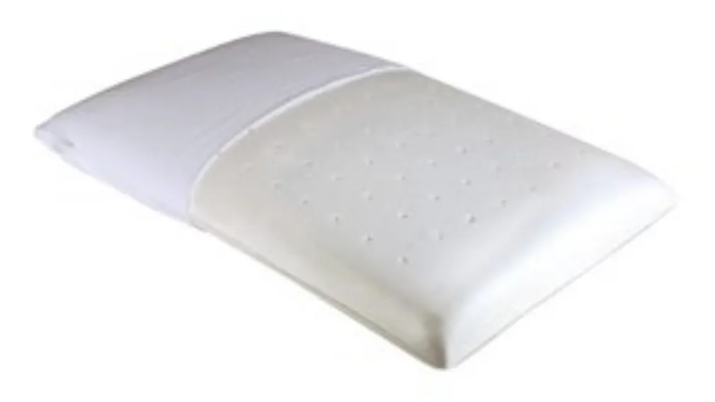 Guanciale ergonomico Memory con struttura a saponetta alveolata e fodera in cotone di Relaxbed