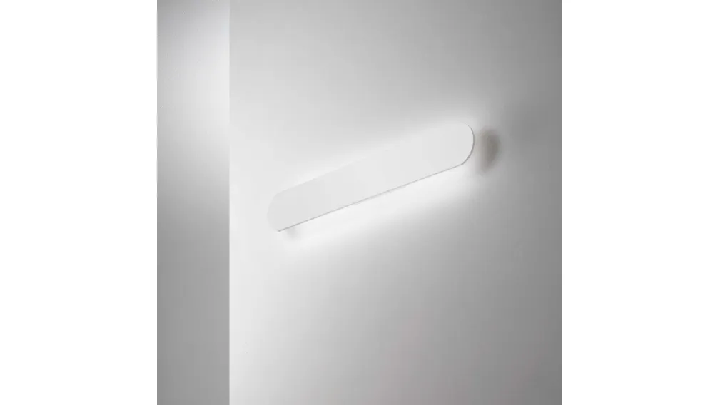 Lampada da parete Echo in alluminio verniciato di Ideal Lux