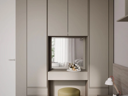Armadio Night 38 a ponte con Toeletta di Nardi Interni