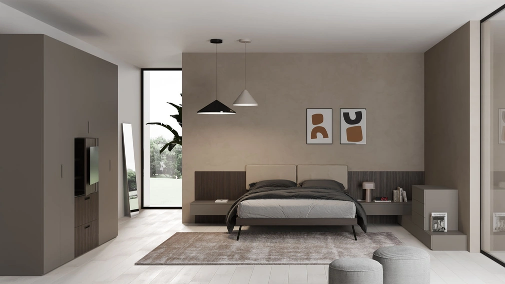 Armadio Night 57 con TV direzionabile di Nardi Interni