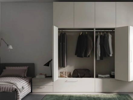 Armadio con ante a soffietto Night 09 di Nardi Interni