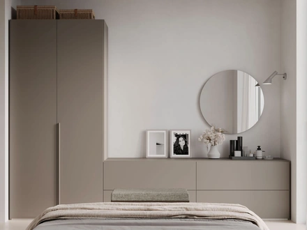 Armadio Night 24 a due ante con cassettoni di Nardi Interni