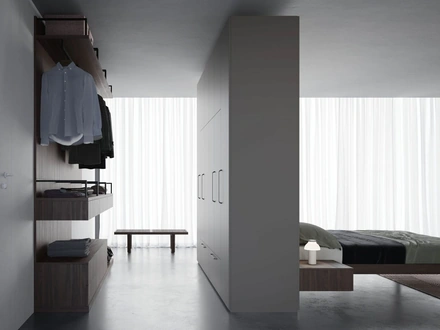 Cabina Armadio Night 08 Bifacciale in melaminico di Nardi Interni