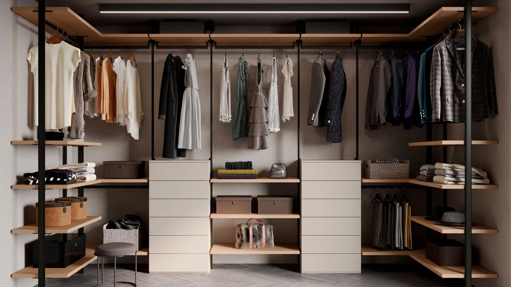 Cabina Armadio Pole con Ante Scorrevoli di Nardi Interni