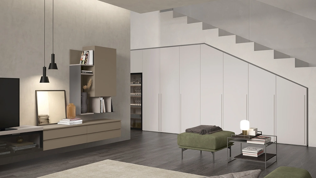 Armadio Mansardato L121 di Colombini Casa