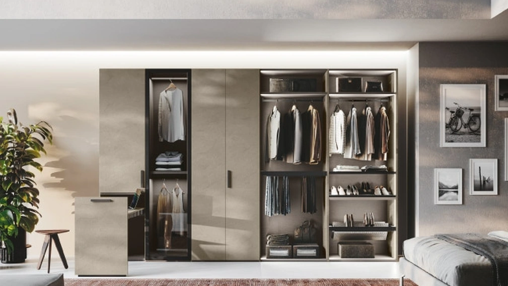 Armadio Open con Scrivania estraibile di Imab