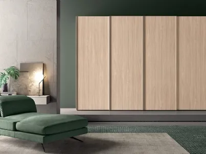 Armadio con ante scorrevoli Vitalyty Style in melaminico finitura effetto legno di Colombini Casa