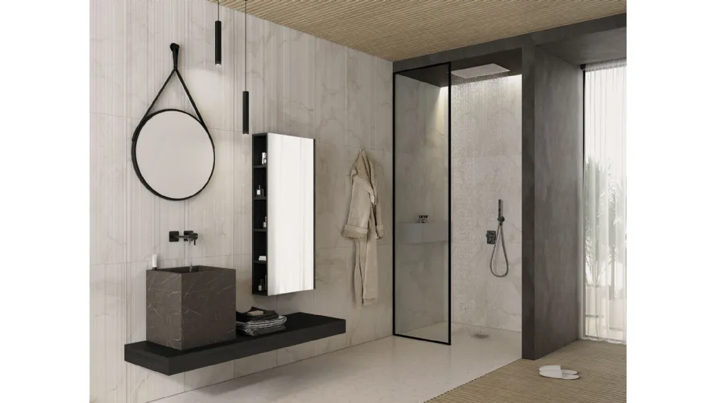 Mobile da Bagno Freedom Lineare 06 di Legnobagno