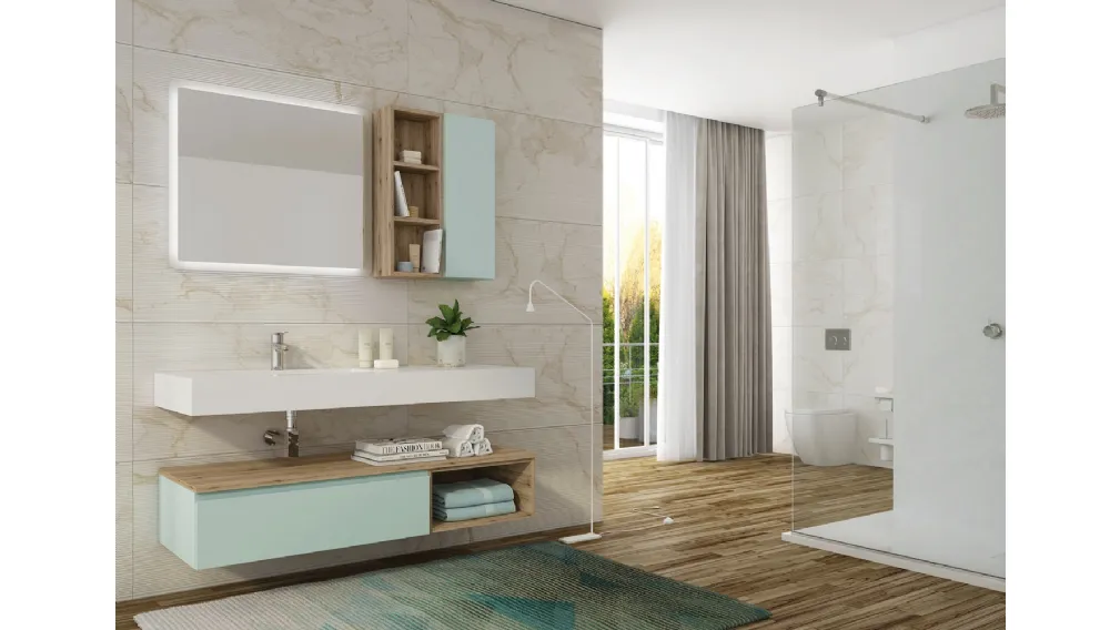 Mobile da Bagno Freedom Lineare 28 di Legnobagno