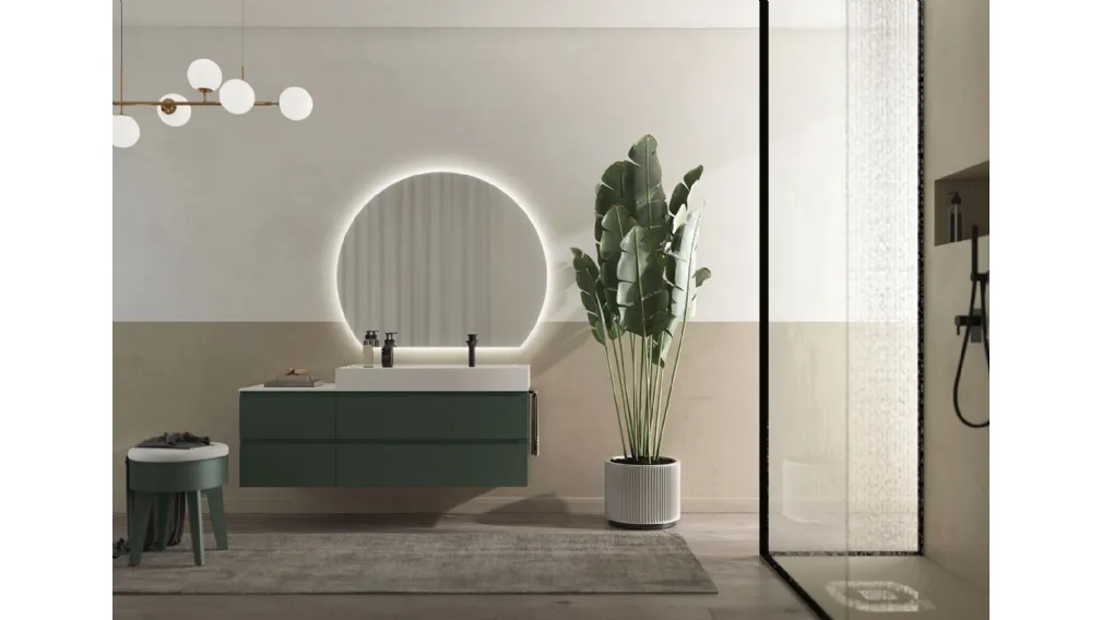 Mobile da Bagno Freedom Lineare 12 di Legnobagno