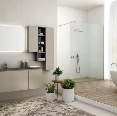 Mobile da Bagno Freedom Lineare 32 di Legnobagno