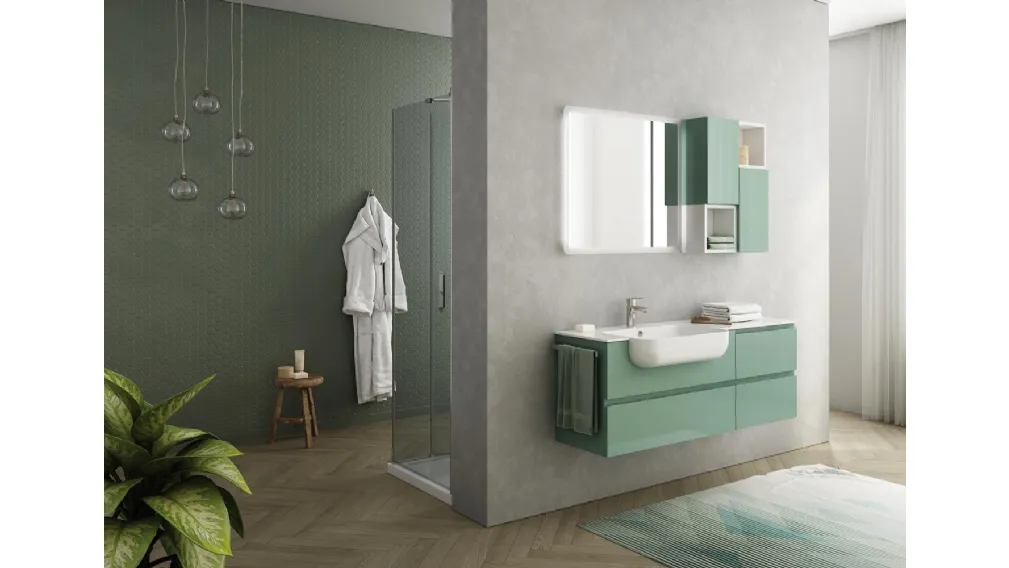 Mobile da Bagno Freedom Lineare 33 di Legnobagno