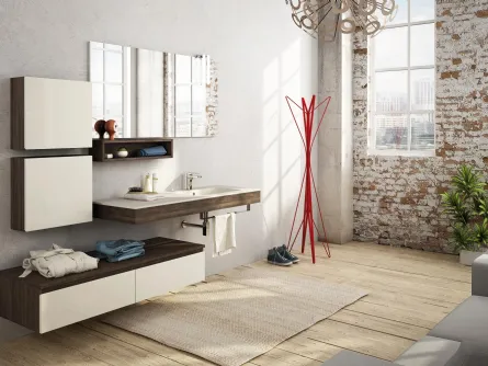 Mobile da Bagno Freedom Lineare 18 di Legnobagno
