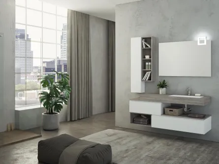 Mobile da Bagno Freedom Lineare 26 di Legnobagno