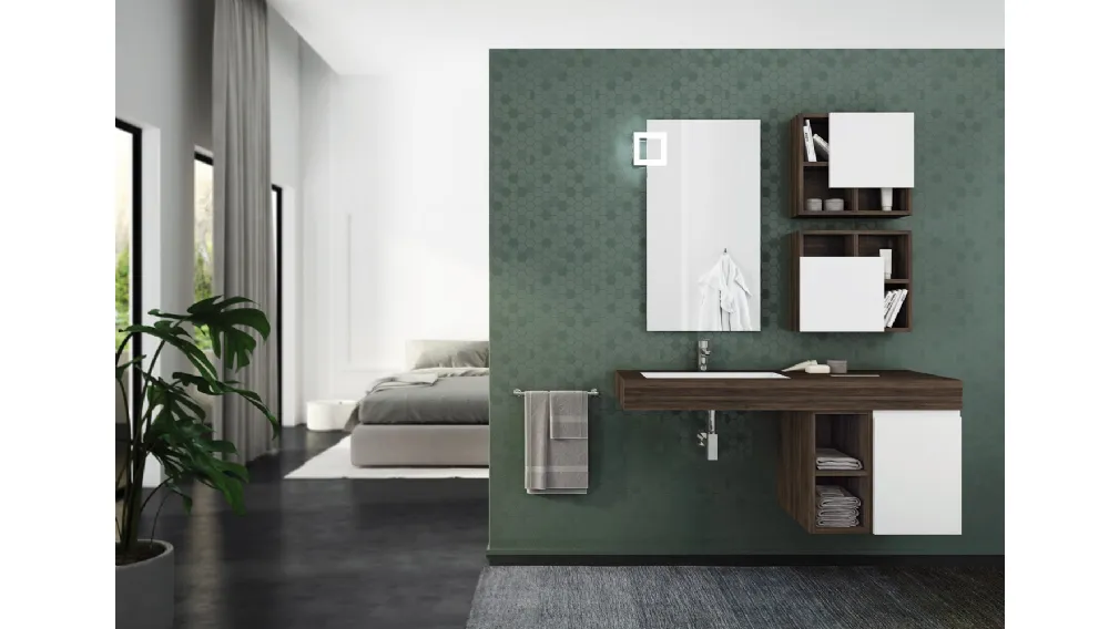 Mobile da Bagno Freedom Lineare 27 di Legnobagno