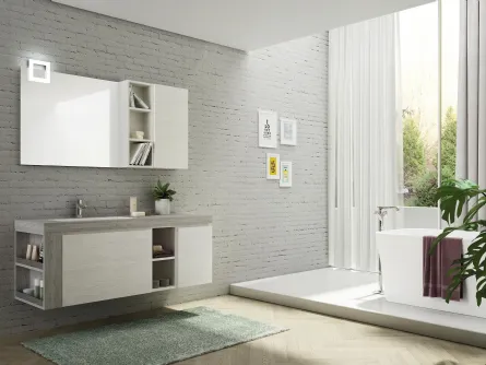 Mobile da Bagno Freedom Lineare 28 di Legnobagno