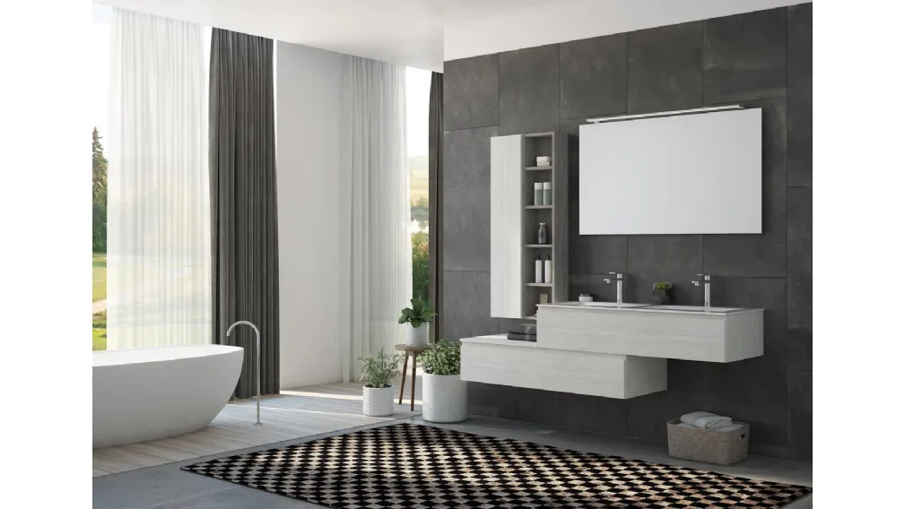 Mobile da Bagno Freedom Lineare 26 di Legnobagno