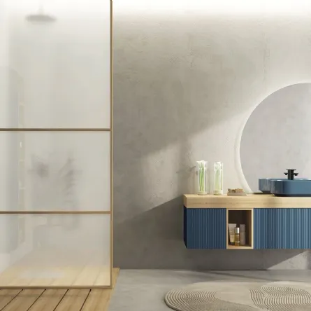 Mobile da Bagno Ri-Tratto RT08 di Legnobagno