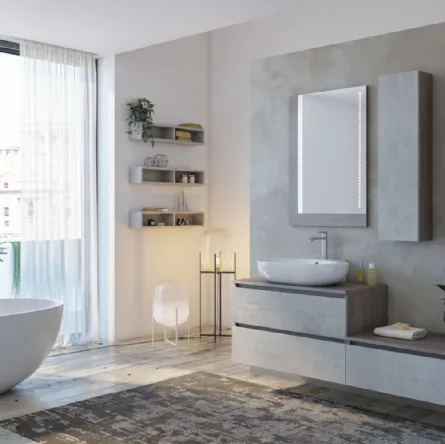 Mobile da Bagno Urban Componibile 07 di Legnobagno