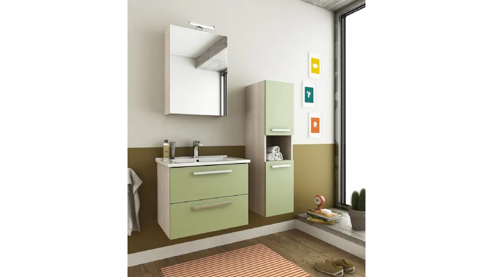 Mobile da Bagno Monoblocchi Harlem H02 di Legnobagno