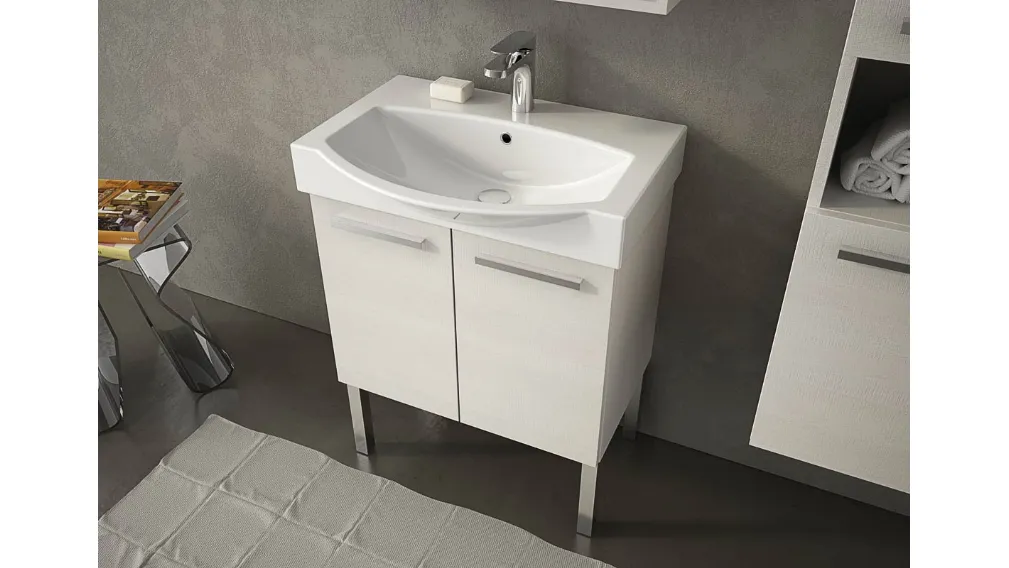 Mobile da Bagno Monoblocchi Manhattan M01 di Legnobagno