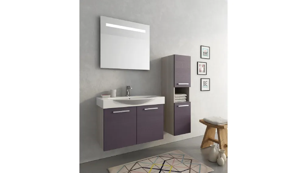 Mobile da Bagno Monoblocchi Manhattan M07 di Legnobagno