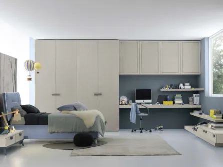 Cameretta componibile Golf C120 in melaminico di Colombini Casa