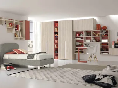 Cameretta componibile Golf C124 in melaminico di Colombini Casa