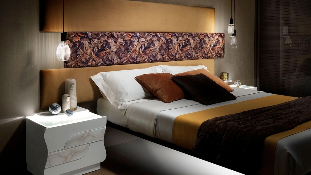 Comodino Gaia Frassino Bianco di Mobil Più