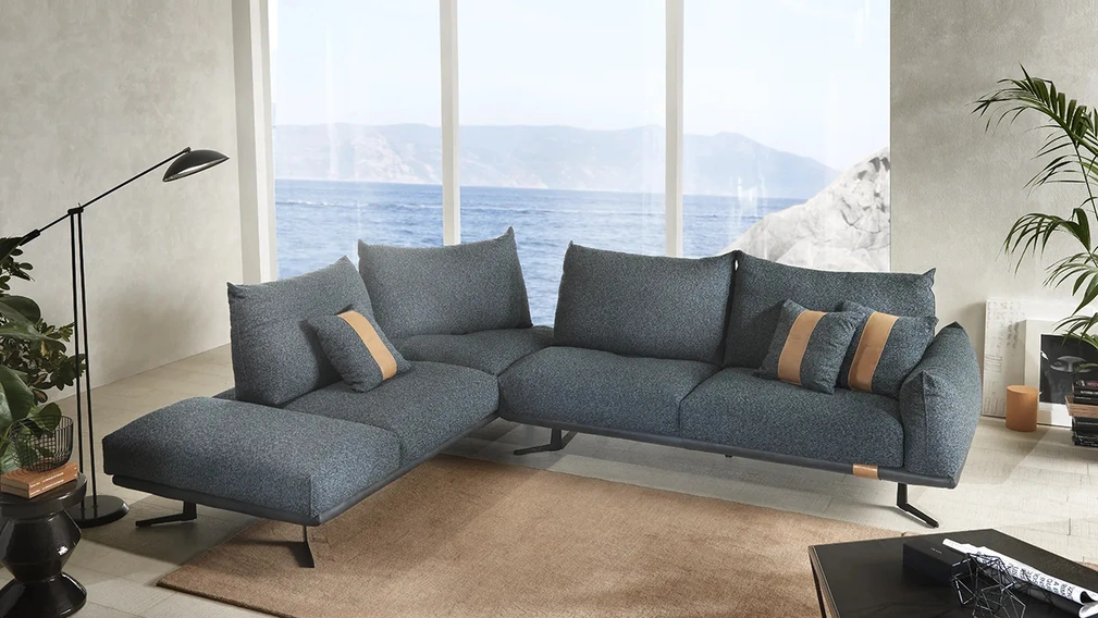 Divano angolare Bumble di Delta Salotti