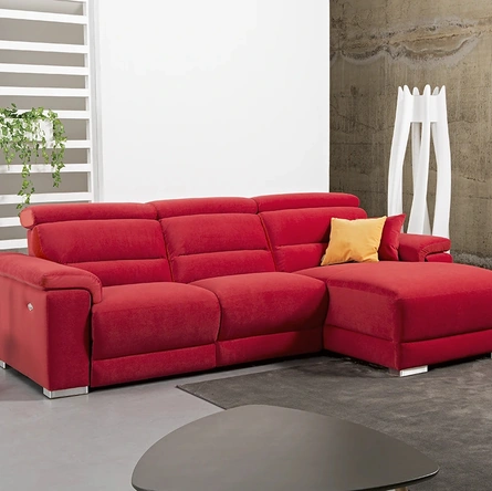 Divano con penisola Dakota di Delta Salotti