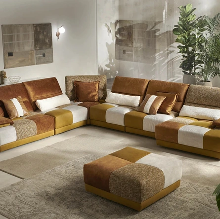 Divano angolare Kipling di Delta Salotti