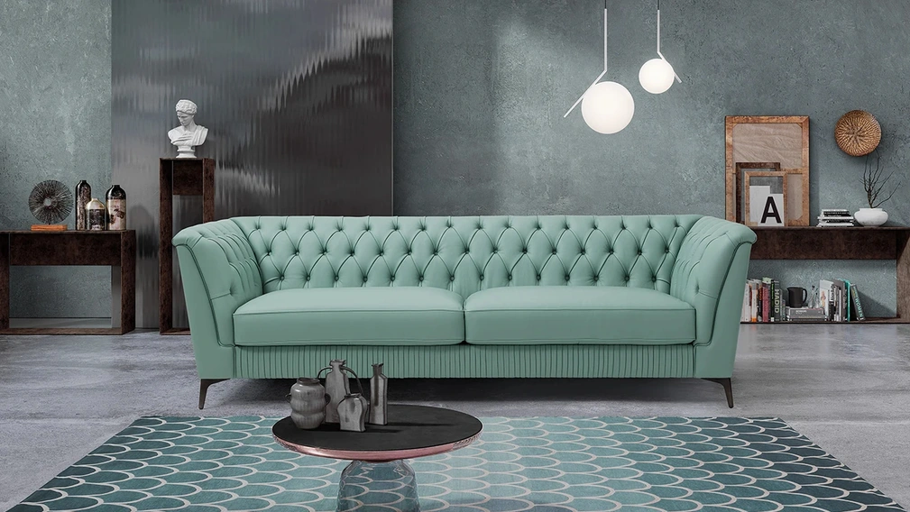 Divano lineare Luna di Delta Salotti