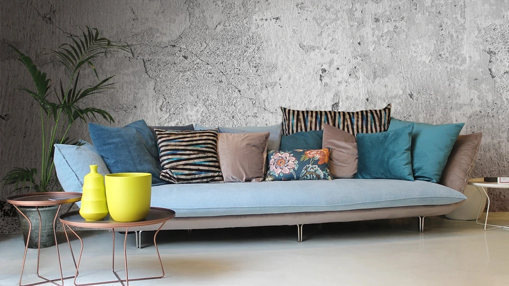 Divano lineare Mantra di Delta Salotti