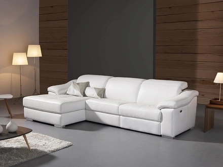 Divano relax in pelle Matteo di Delta Salotti