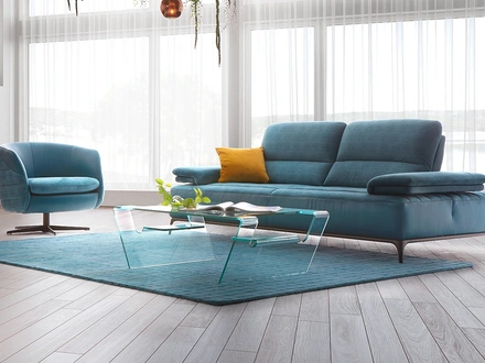 Salotto in tessuto imbottito Sherman di Delta Salotti