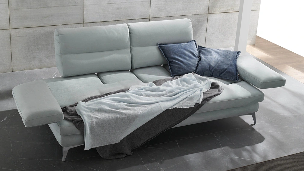 Divano lineare Stresa di Delta Salotti