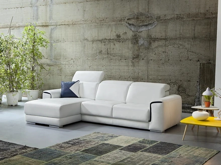 Divano con penisola Toronto di Delta Salotti