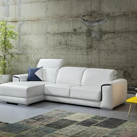 Divano con penisola Toronto di Delta Salotti