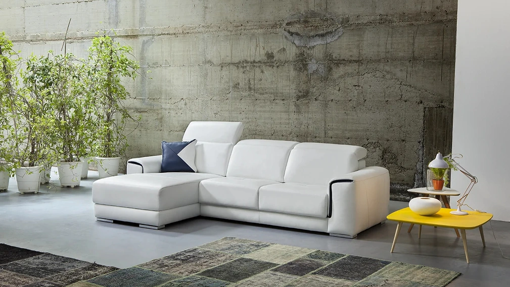 Divano con penisola Toronto di Delta Salotti