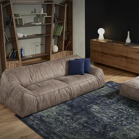 Salotto in pelle Venis di Delta Salotti