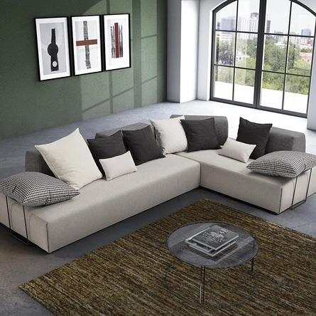 Divano angolare Voice di Delta Salotti