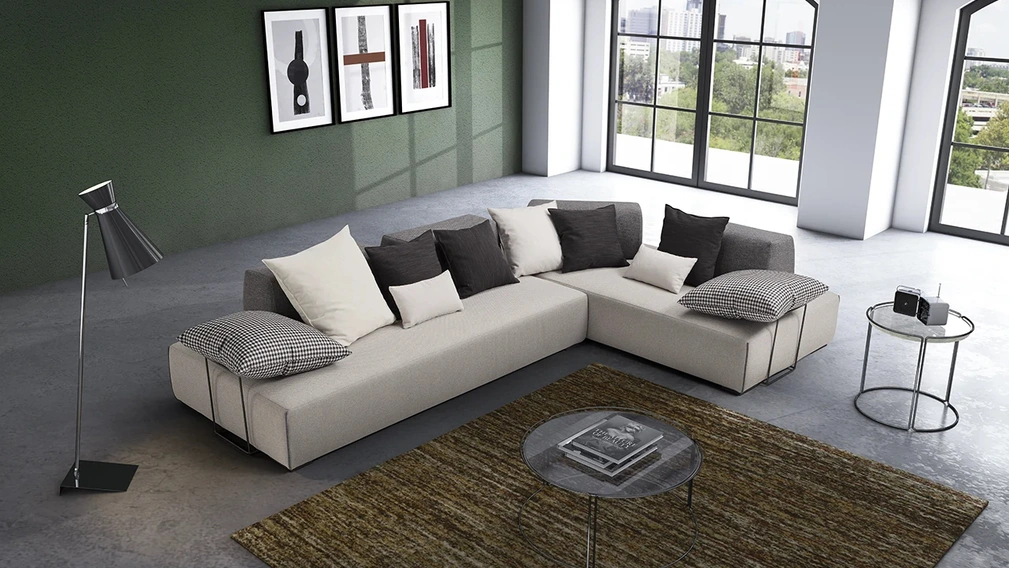 Divano angolare Voice di Delta Salotti