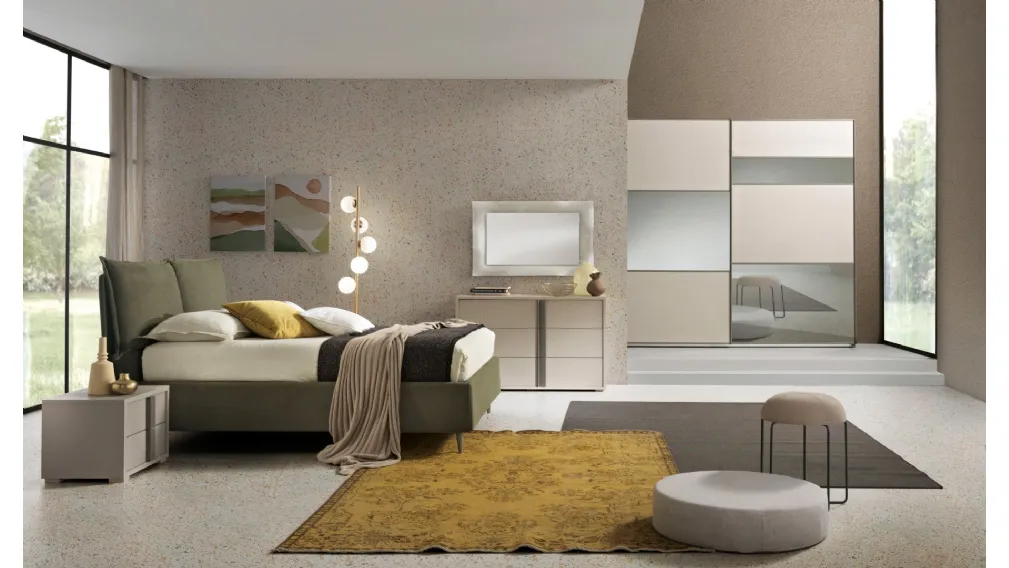 Letto Abaco Composizione 125 di Gierre Mobili