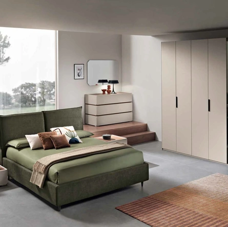 Letto Bristol con box contenitore di Gierre Mobili