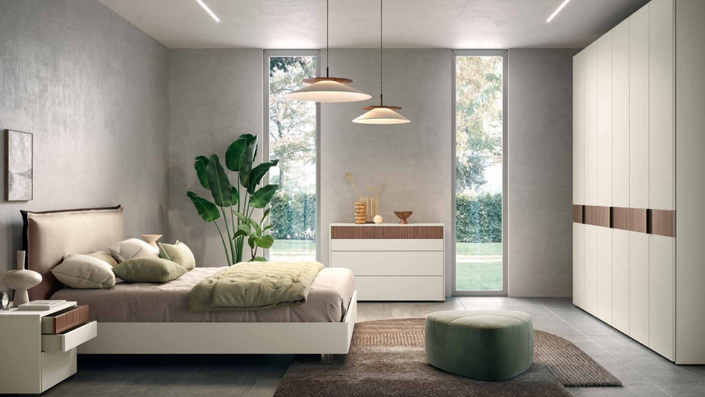 Letto matrimoniale Cloud Box di Cecchini Italia